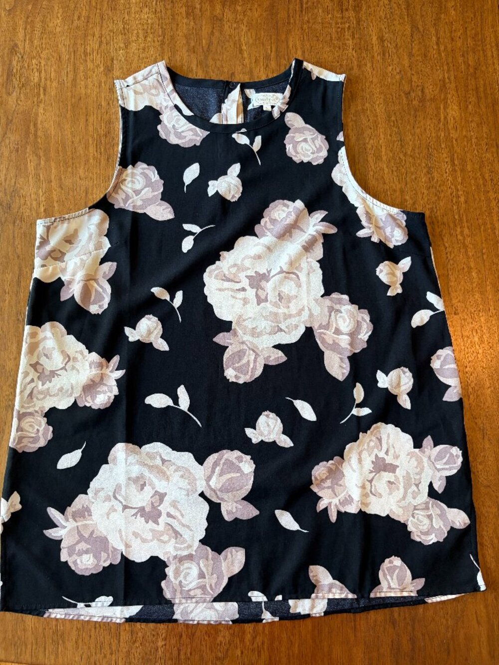 Mud Pie sleeveless print blouse